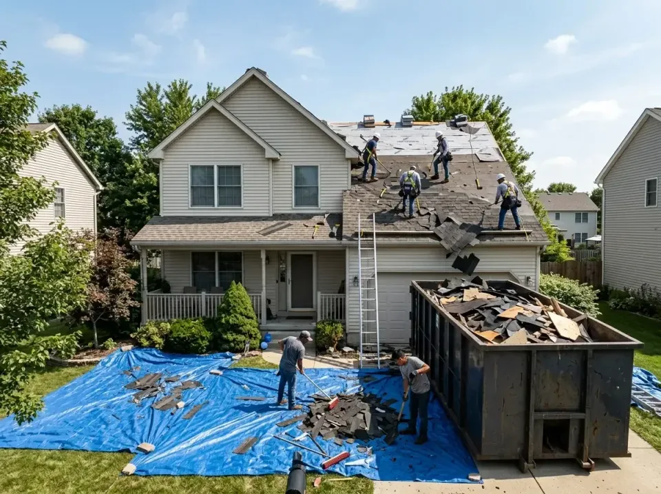 roof-replacement-debris-remova-004 — frequently asked questions, Cheapest Dumpster Rentals in Park Ridge, IL